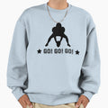 American Football Player Logo Sweatshirt - Streetwear Style Unisex - T-Shirt, Sweatshirt, Hoodie