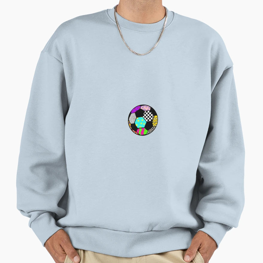 Soccer Ball Sweatshirt - Fun Novelty Design Men Women - T-Shirt, Sweatshirt, Hoodie