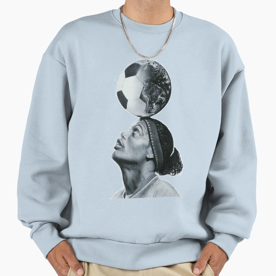 Art Ronaldinho Illustration Sweatshirt - Novelty Apparel Men Women - T-Shirt, Sweatshirt, Hoodie