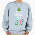 Football Soccer Elf Elf Sweatshirt - Unique Graphic Men Women - T-Shirt, Sweatshirt, Hoodie