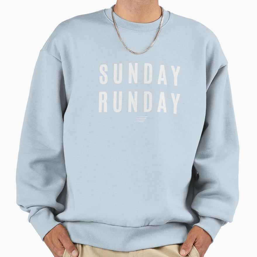 Sunday Runday Sweatshirt - Aesthetic Graphic for Adults - T-Shirt, Sweatshirt, Hoodie