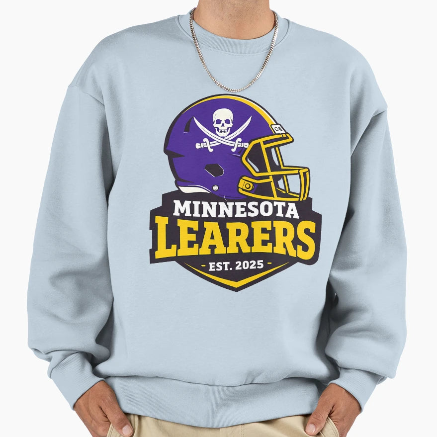 Minnesota Learers Football Parody Sweatshirt - Casual Everyday Wear Unisex - T-Shirt, Sweatshirt, Hoodie