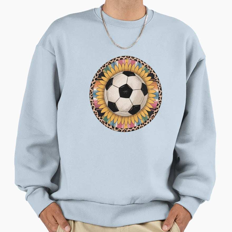 Sunflower Soccer Sweatshirt - Fun Novelty Design Unisex - T-Shirt, Sweatshirt, Hoodie