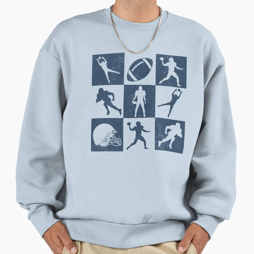American Football Sweatshirt - Aesthetic Graphic for Adults - T-Shirt, Sweatshirt, Hoodie