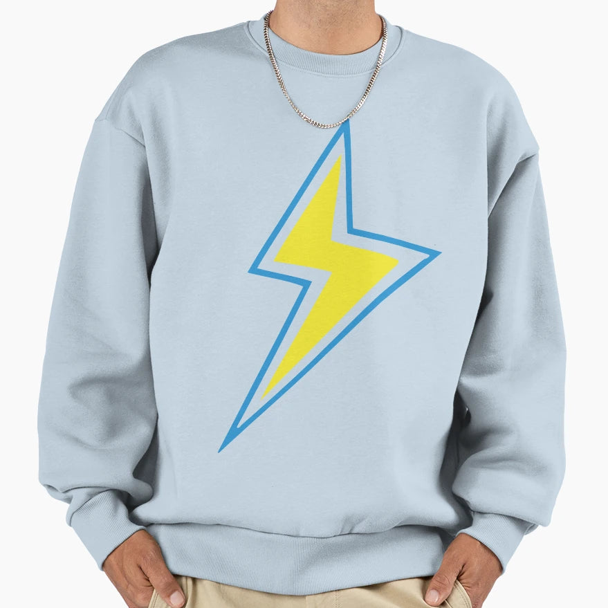 Lightning Flash Sweatshirt - Streetwear Style Men Women - T-Shirt, Sweatshirt, Hoodie