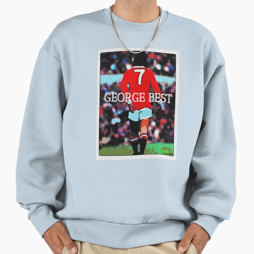 George Best Sweatshirt - Novelty Apparel for Adults - T-Shirt, Sweatshirt, Hoodie