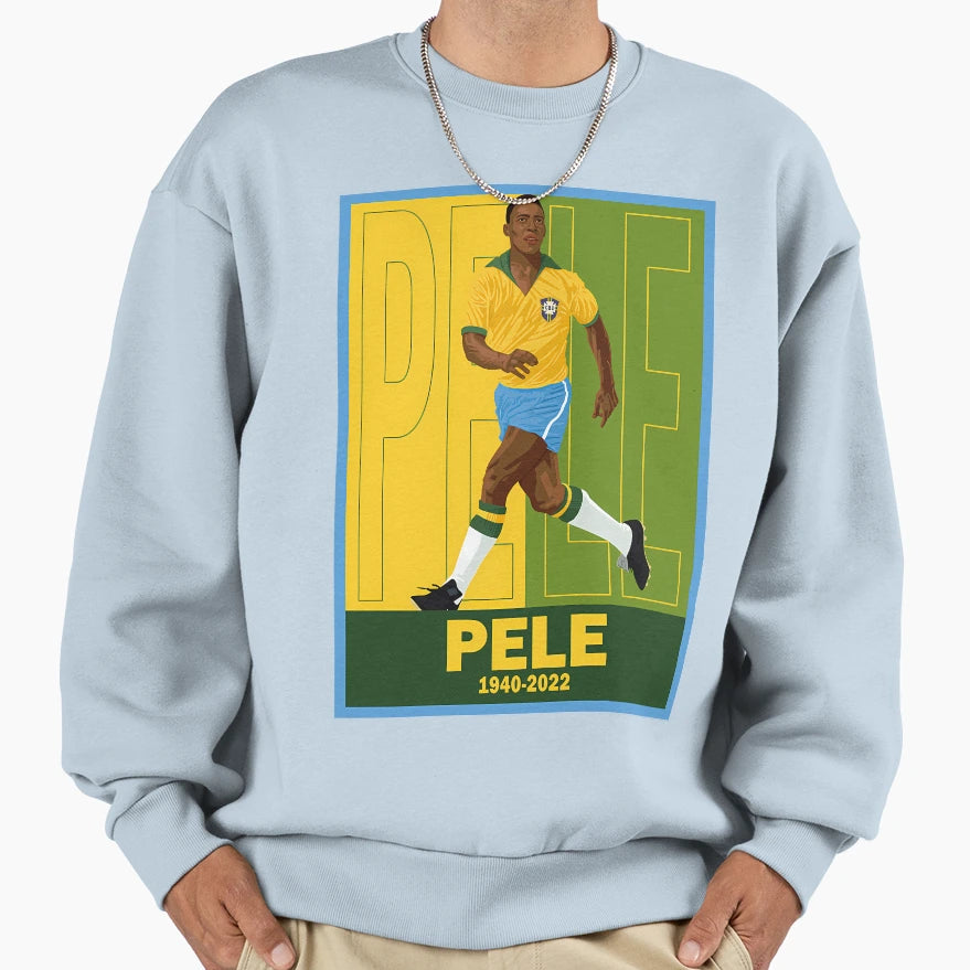 Rip Pele Legend Sweatshirt - Custom Art Print for Adults - T-Shirt, Sweatshirt, Hoodie