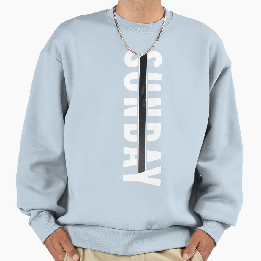 Sunday Sweatshirt - Trendy Graphic for Adults - T-Shirt, Sweatshirt, Hoodie
