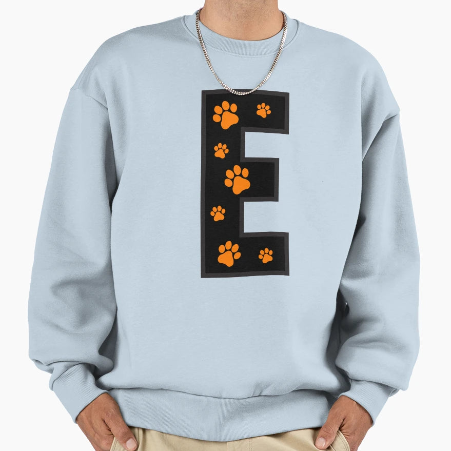 Paw Alphabet Sweatshirt - Unique Graphic Men Women - T-Shirt, Sweatshirt, Hoodie