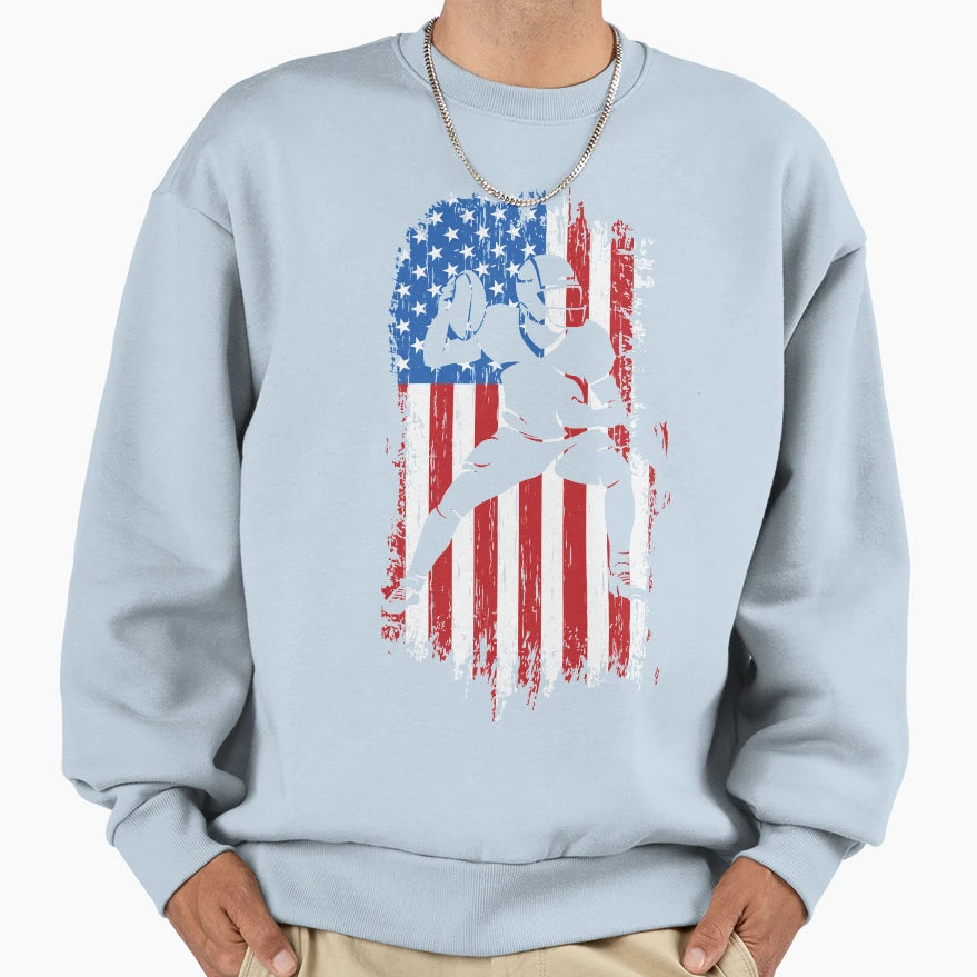 Usa America Sweatshirt - Custom Art Print Men Women - T-Shirt, Sweatshirt, Hoodie