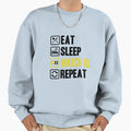 Eat Sleep Watch Bl Repeat 2 Sweatshirt - Aesthetic Graphic Men Women - T-Shirt, Sweatshirt, Hoodie