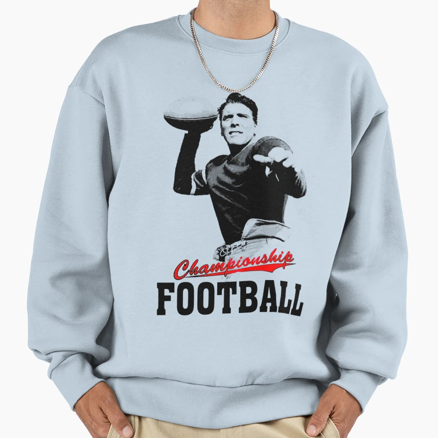 Quarterback Sweatshirt - Graphic Print for Adults - T-Shirt, Sweatshirt, Hoodie
