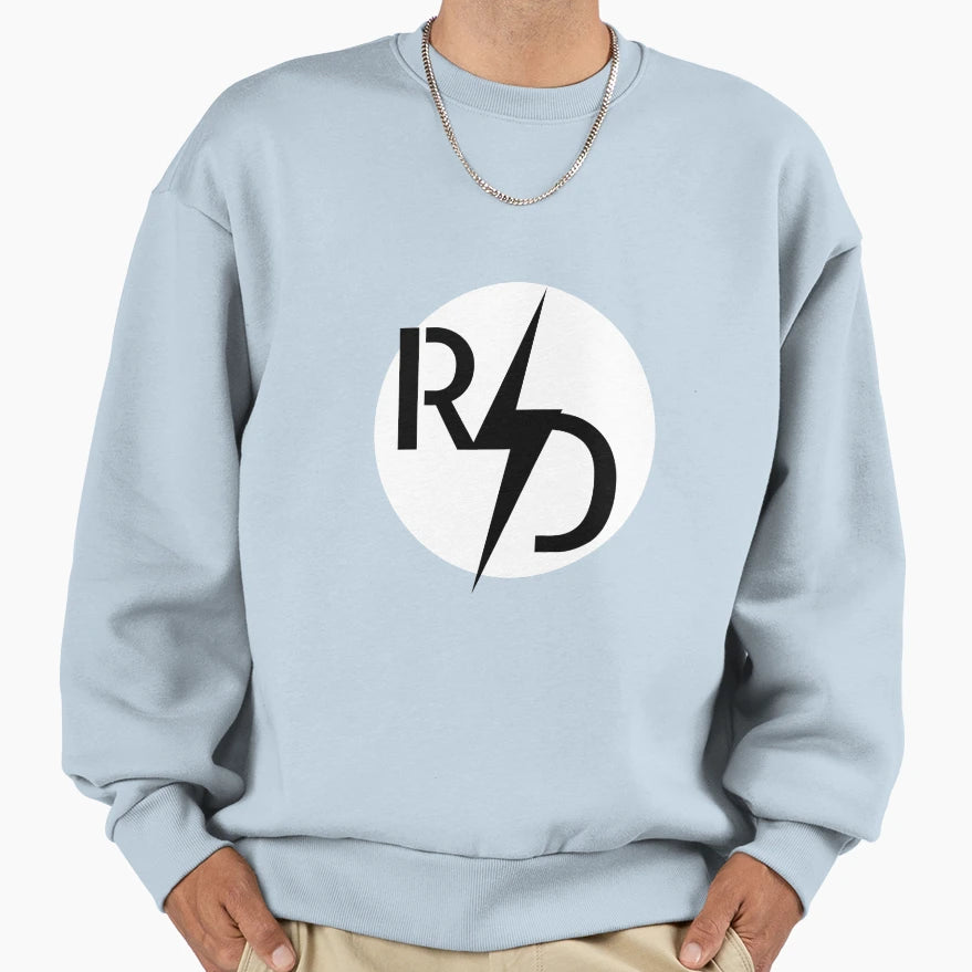 R D Lightning Bolt Logo Sweatshirt - Graphic Print Men Women - T-Shirt, Sweatshirt, Hoodie