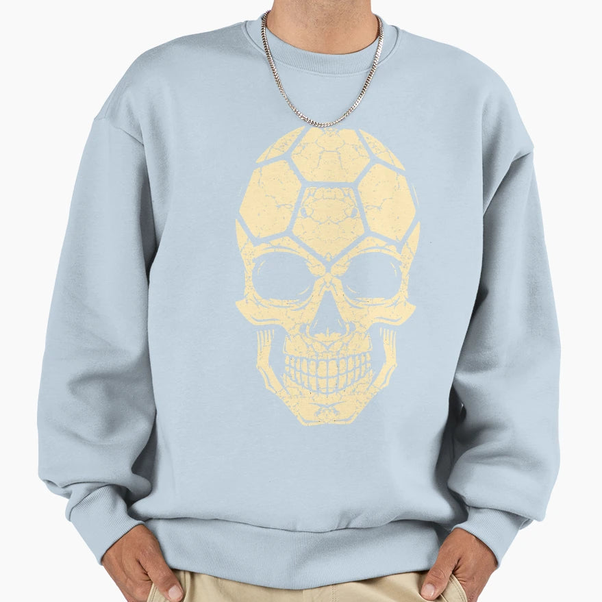 Handball Sport Skull Sweatshirt - Aesthetic Graphic Unisex - T-Shirt, Sweatshirt, Hoodie