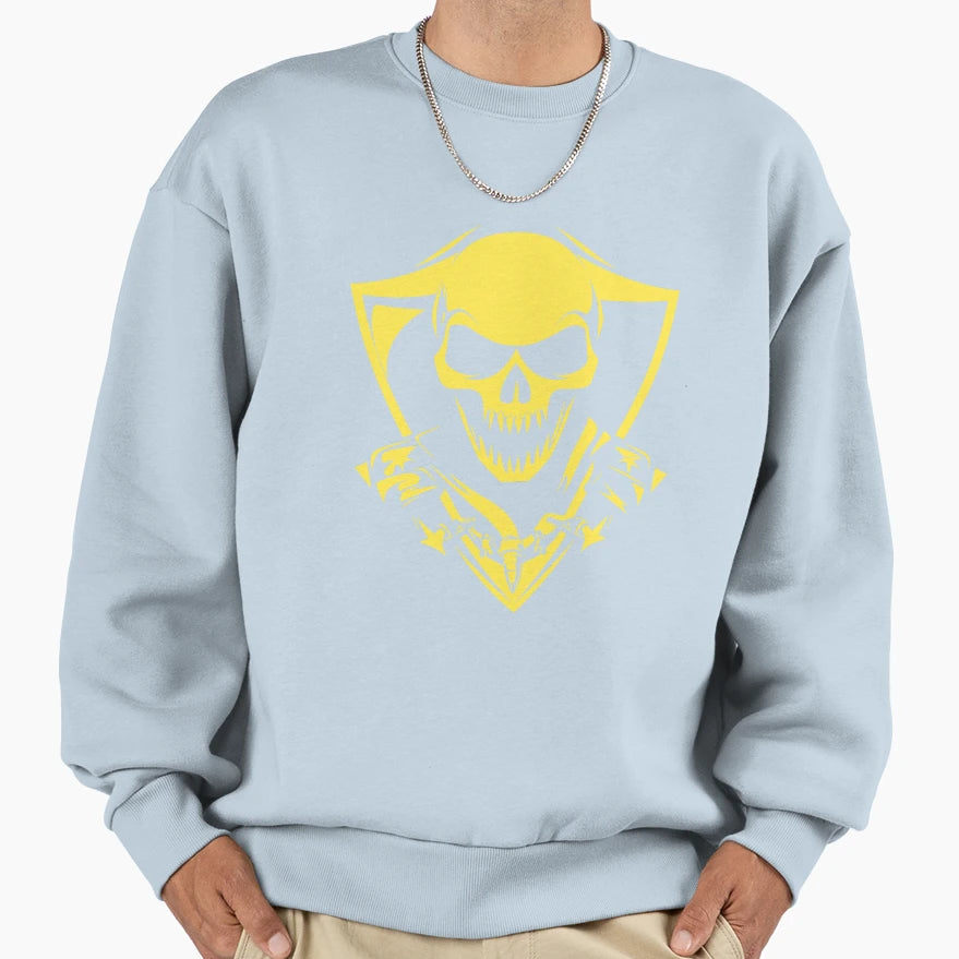 Skull Sweatshirt - Casual Everyday Wear for Adults - T-Shirt, Sweatshirt, Hoodie