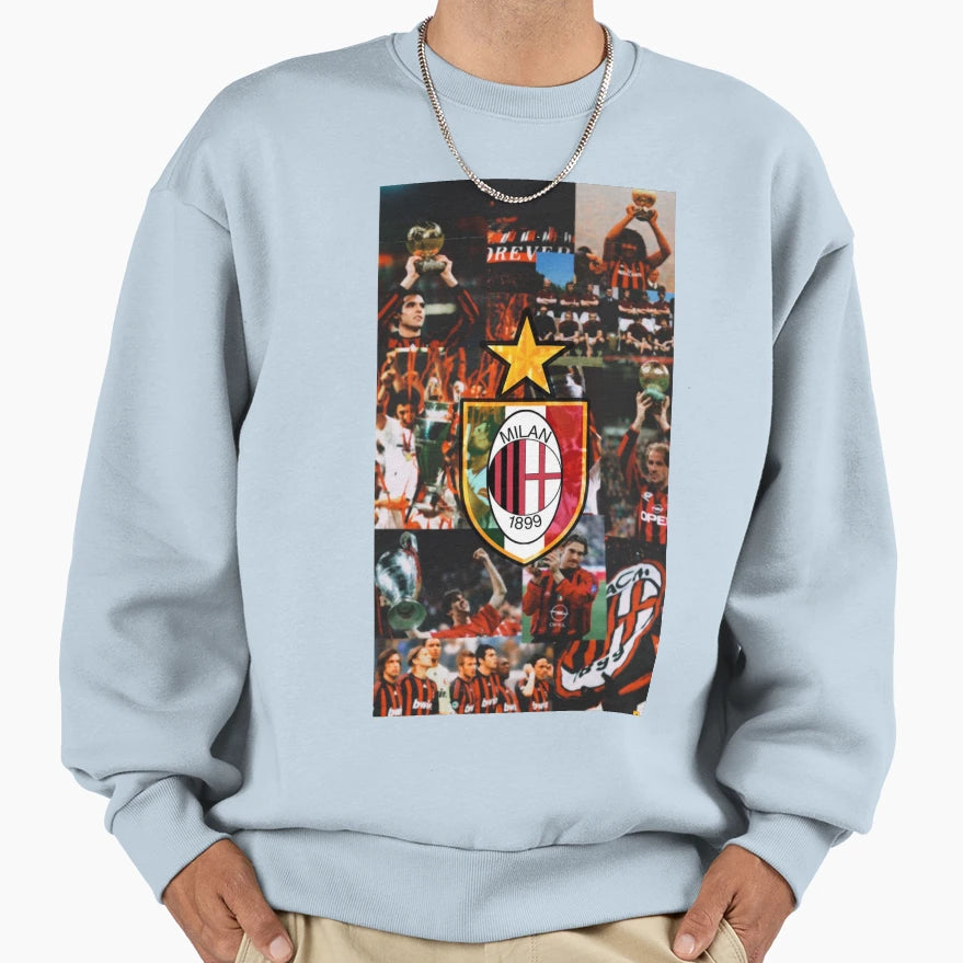 Ac Milan Sweatshirt - Aesthetic Graphic Unisex - T-Shirt, Sweatshirt, Hoodie
