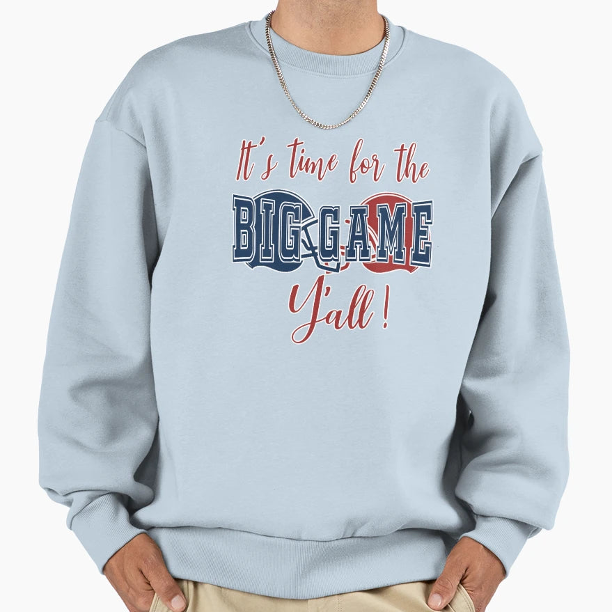 Big Football Game Yall Tb Kc Sunday Sweatshirt - Aesthetic Graphic Unisex - T-Shirt, Sweatshirt, Hoodie