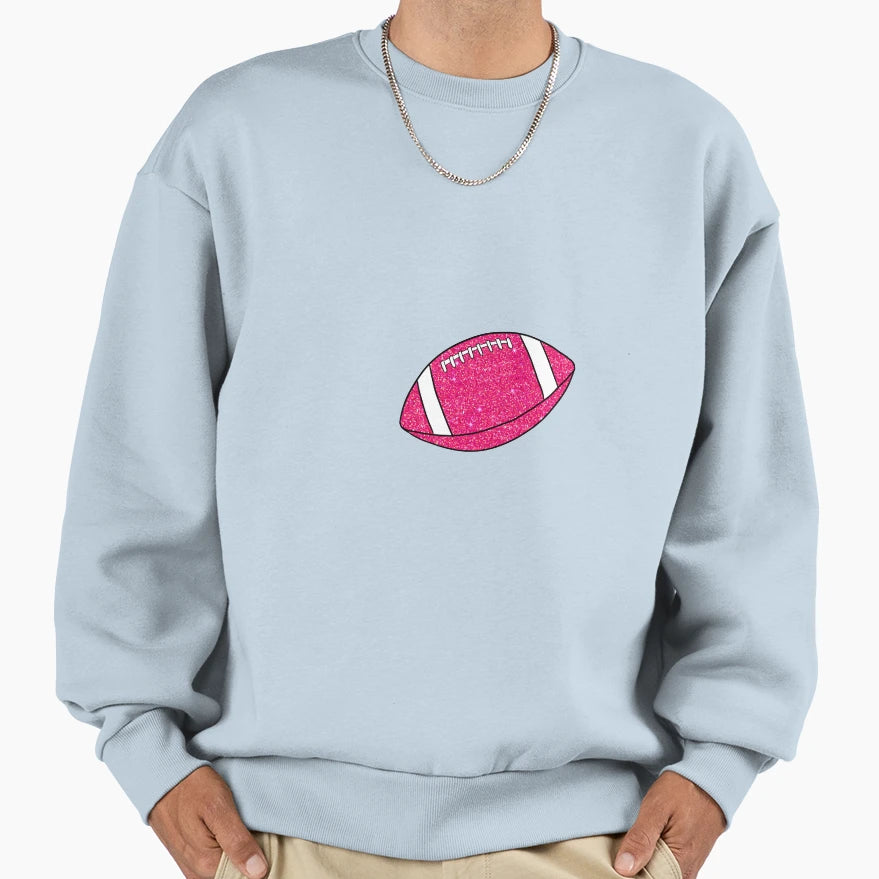 Sparkly Football Typicalstickers Sweatshirt - Custom Art Print for Adults - T-Shirt, Sweatshirt, Hoodie