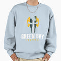 Green Bay Football Fan Grunge Sweatshirt - Aesthetic Graphic Unisex - T-Shirt, Sweatshirt, Hoodie