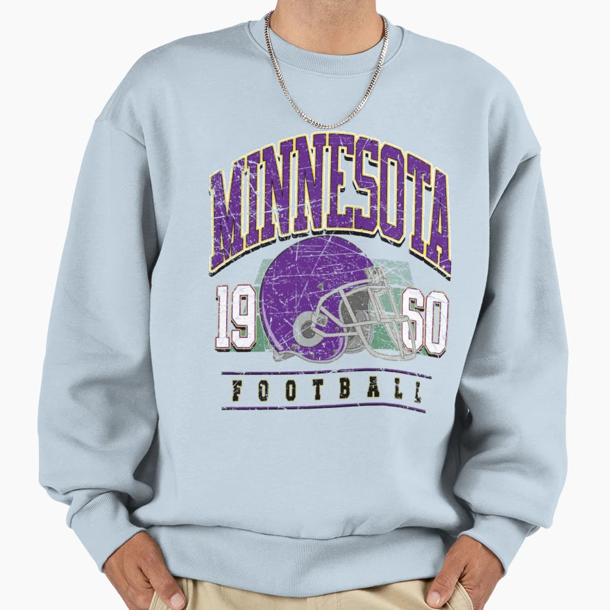 Art Minnesota Vikings Sweatshirt - Custom Art Print for Adults - T-Shirt, Sweatshirt, Hoodie
