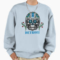 Detroit Football Helmet Sugar Sweatshirt - Fun Novelty Design for Adults - T-Shirt, Sweatshirt, Hoodie