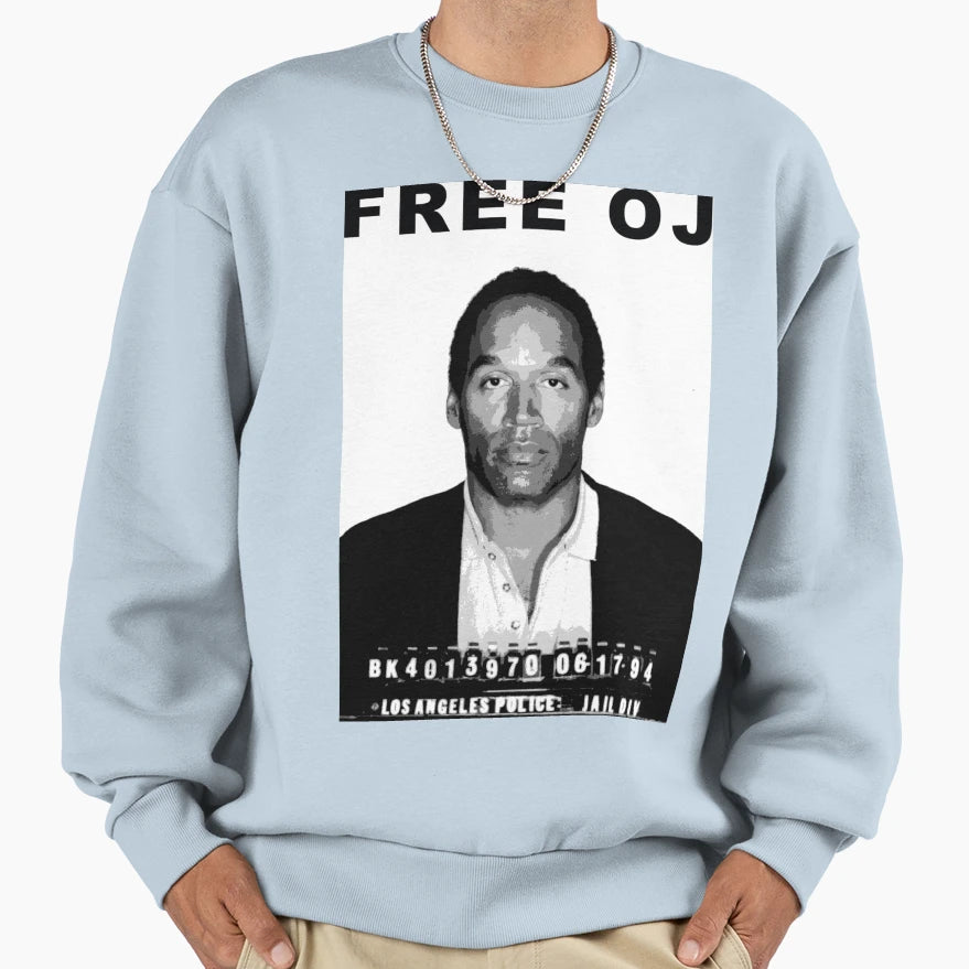 Free Oj Sweatshirt - Fun Novelty Design for Adults - T-Shirt, Sweatshirt, Hoodie