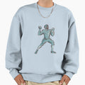 American Football Qb Throwing Etching Sweatshirt - Graphic Print Unisex - T-Shirt, Sweatshirt, Hoodie