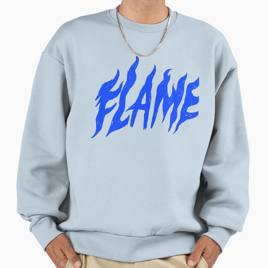Flame Sweatshirt - Fun Novelty Design for Adults - T-Shirt, Sweatshirt, Hoodie