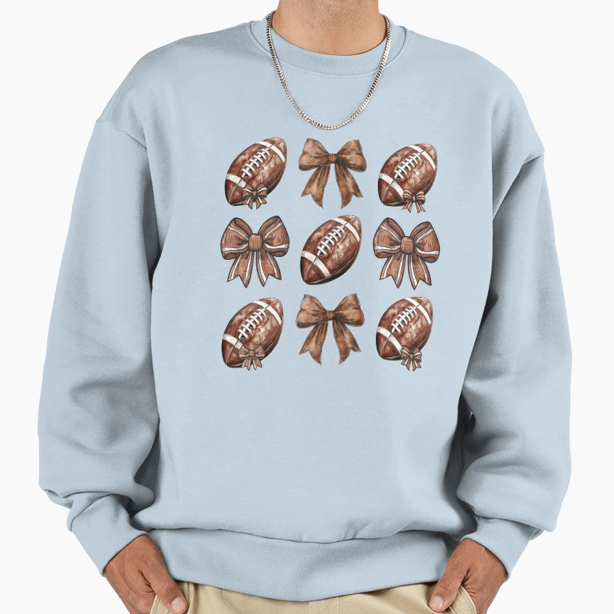 Coquette Football Sweatshirt - Trendy Graphic Unisex - T-Shirt, Sweatshirt, Hoodie