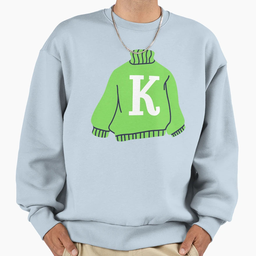 Letter Sweatshirt - Aesthetic Graphic for Adults - T-Shirt, Sweatshirt, Hoodie