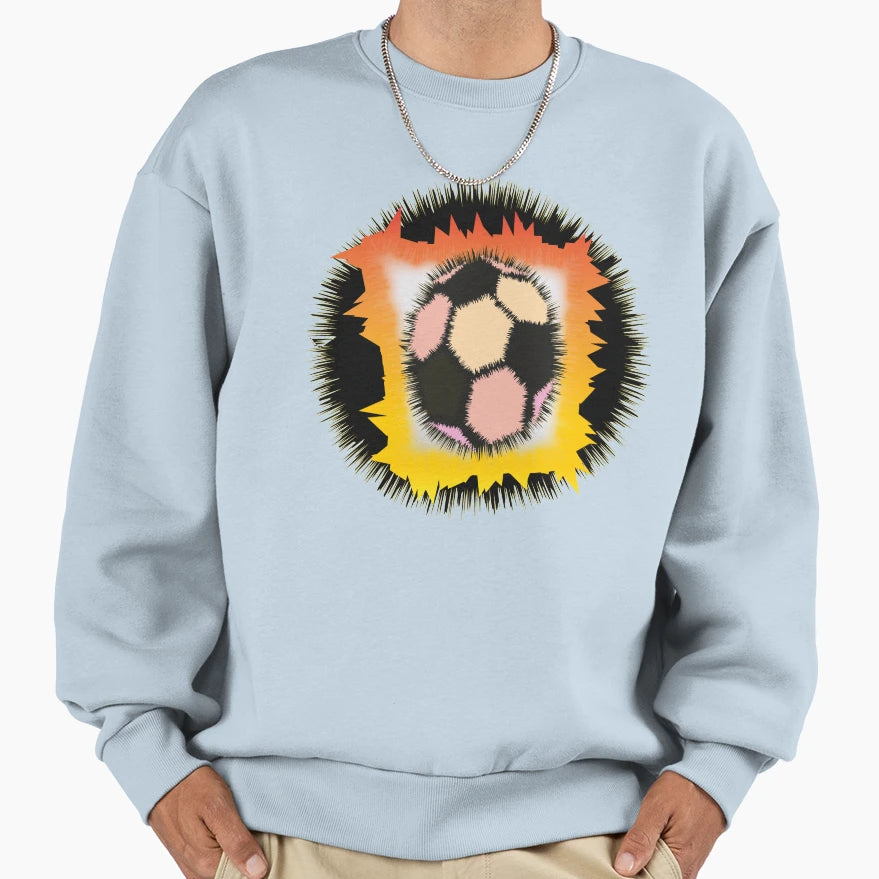 Football Footballer Ball Sweatshirt - Streetwear Style for Adults - T-Shirt, Sweatshirt, Hoodie