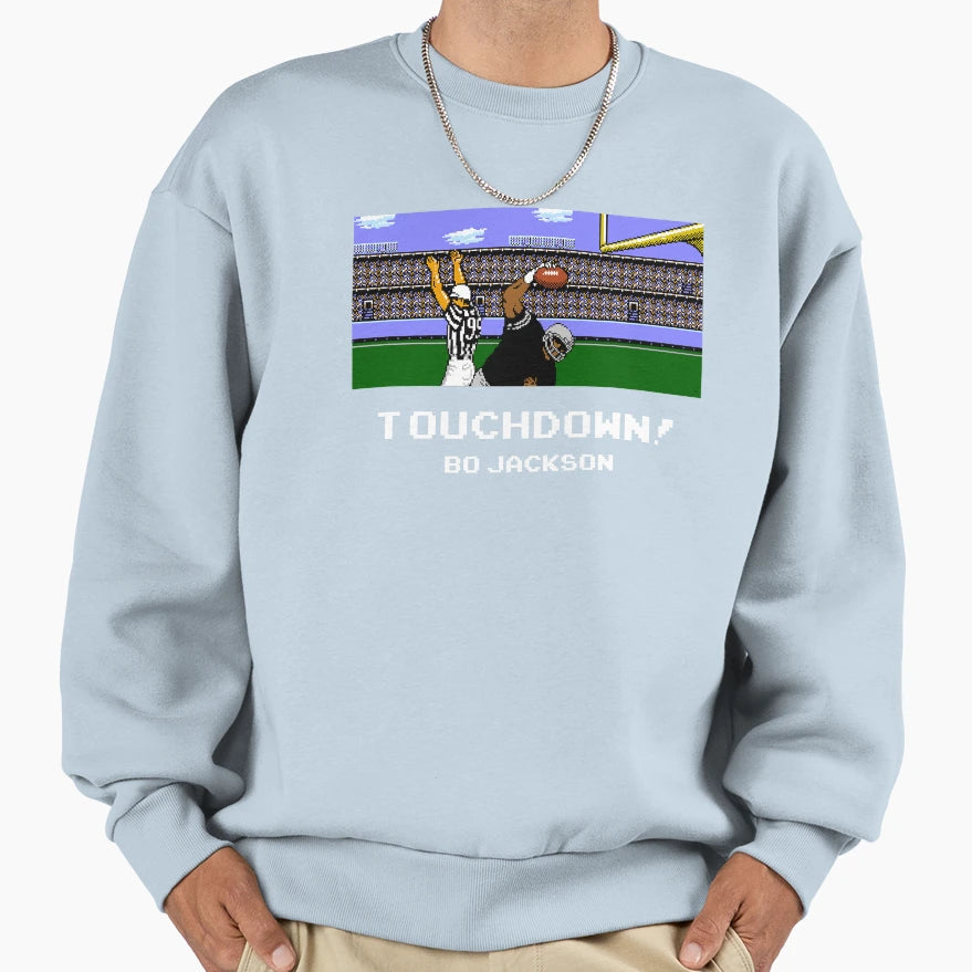 Touchdown Bo Sweatshirt - Novelty Apparel for Adults - T-Shirt, Sweatshirt, Hoodie