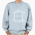 Sunday Funday Football Sports Sweatshirt - Aesthetic Graphic for Adults - T-Shirt, Sweatshirt, Hoodie