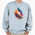 Colorful Lightning Explosions Sweatshirt - Minimalist Print Unisex - T-Shirt, Sweatshirt, Hoodie