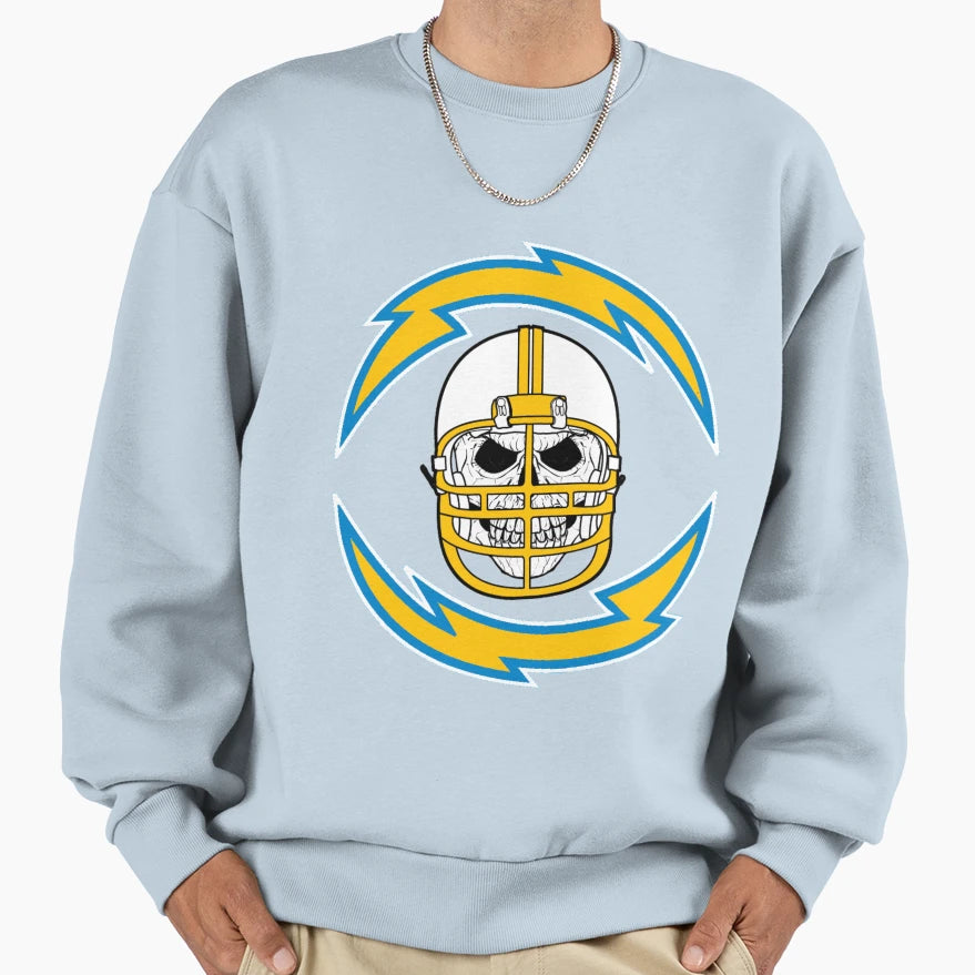 Chargers Skull Sweatshirt - Streetwear Style Men Women - T-Shirt, Sweatshirt, Hoodie