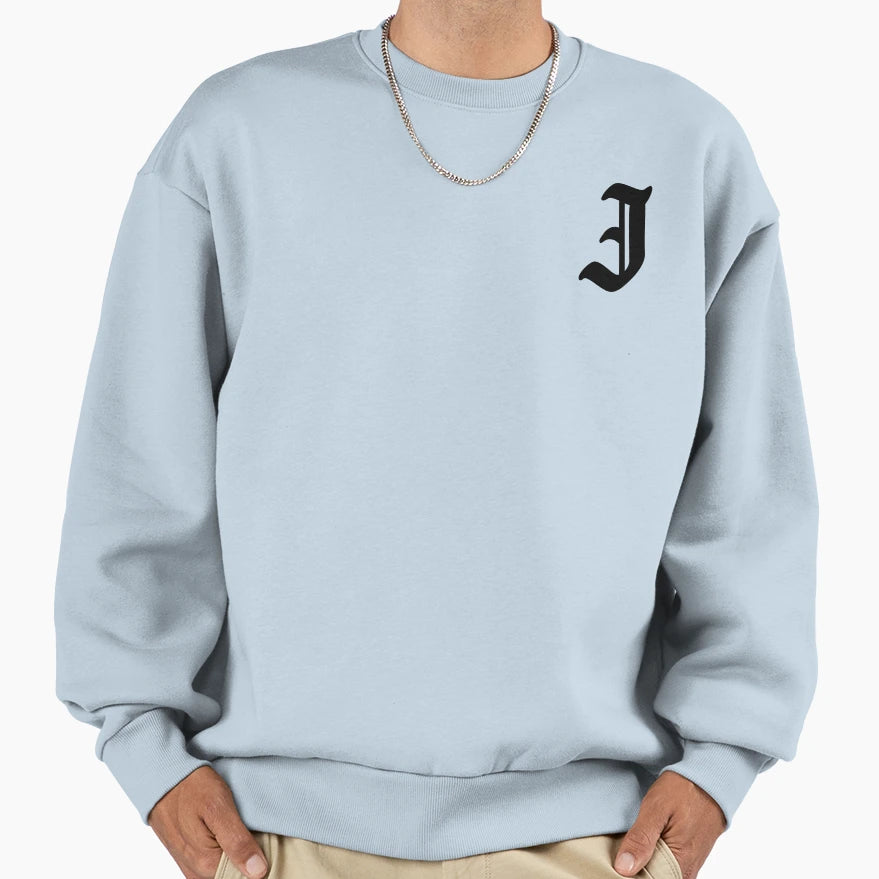Letter J Sweatshirt - Streetwear Style Men Women - T-Shirt, Sweatshirt, Hoodie