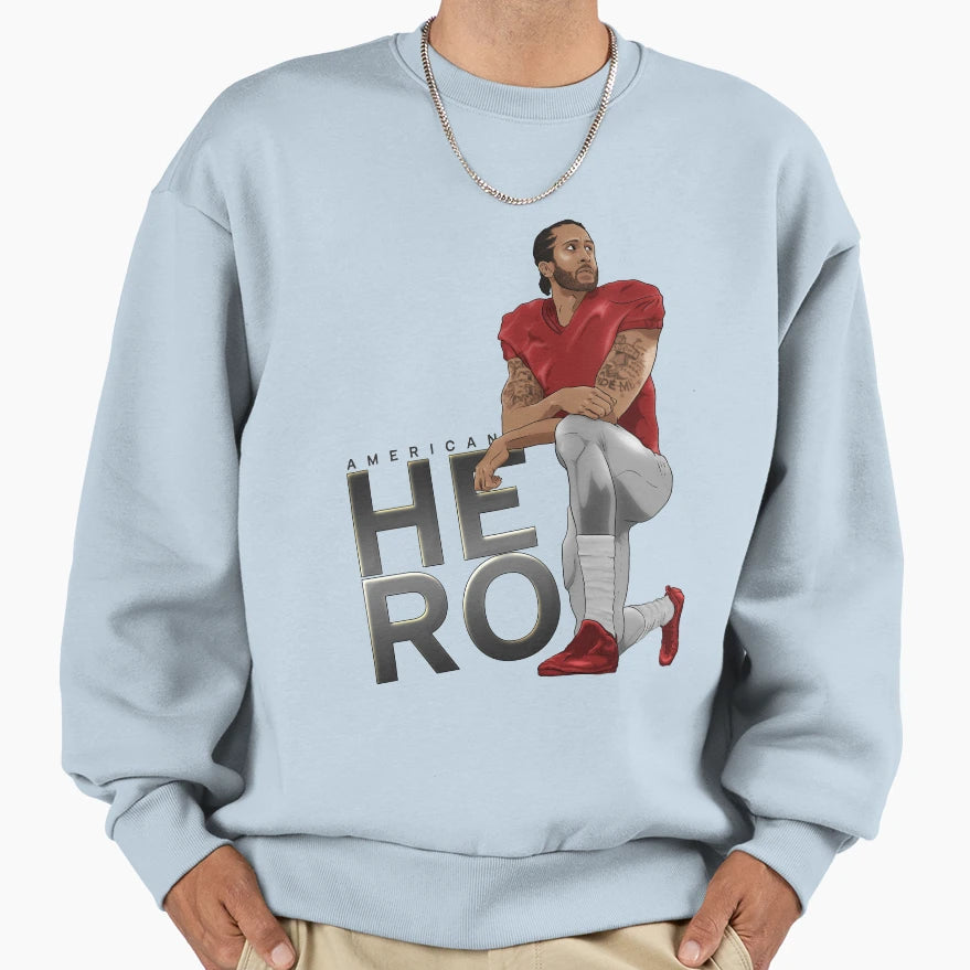 American Hero Sweatshirt - Casual Everyday Wear Unisex - T-Shirt, Sweatshirt, Hoodie