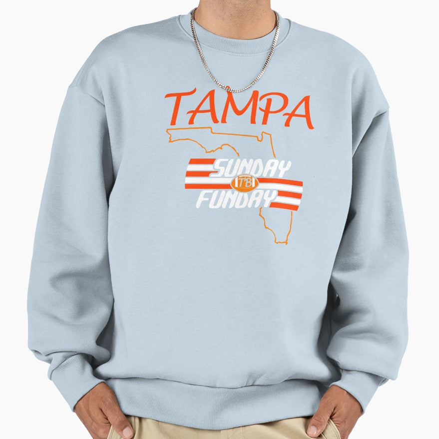 Tampa Bay Pro Football Sundays Sweatshirt - Casual Everyday Wear Men Women - T-Shirt, Sweatshirt, Hoodie
