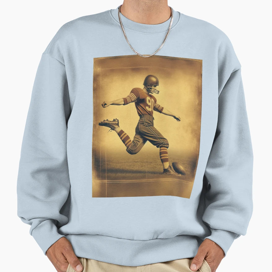 Rugby Player Sports Illustration Sweatshirt - Aesthetic Graphic Unisex - T-Shirt, Sweatshirt, Hoodie