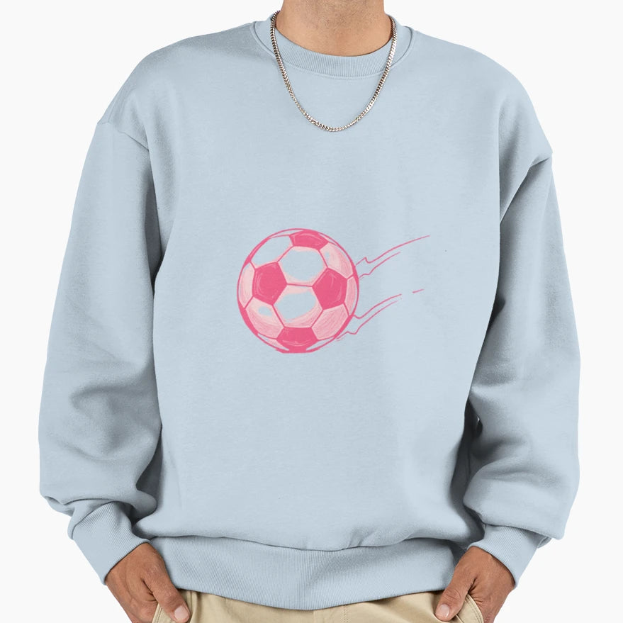Soccer Ball Sweatshirt - Minimalist Print Unisex - T-Shirt, Sweatshirt, Hoodie