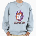 Flame Hand Ball Sweatshirt - Novelty Apparel Men Women - T-Shirt, Sweatshirt, Hoodie