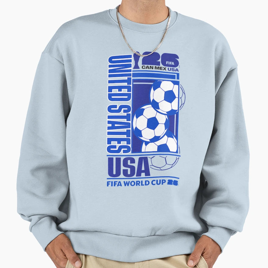 Fifa World Cup26 Usa Host Country Sweatshirt - Minimalist Print for Adults - T-Shirt, Sweatshirt, Hoodie
