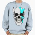 Beautiful Skull Shape Sweatshirt - Graphic Print Men Women - T-Shirt, Sweatshirt, Hoodie
