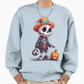 Skull Celebrating Halloween Sweatshirt - Casual Everyday Wear Men Women - T-Shirt, Sweatshirt, Hoodie