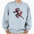 Female Football Player Bold Sport Sweatshirt - Custom Art Print Unisex - T-Shirt, Sweatshirt, Hoodie
