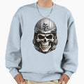 Smiling Skull Happy Life Sweatshirt - Streetwear Style Men Women - T-Shirt, Sweatshirt, Hoodie
