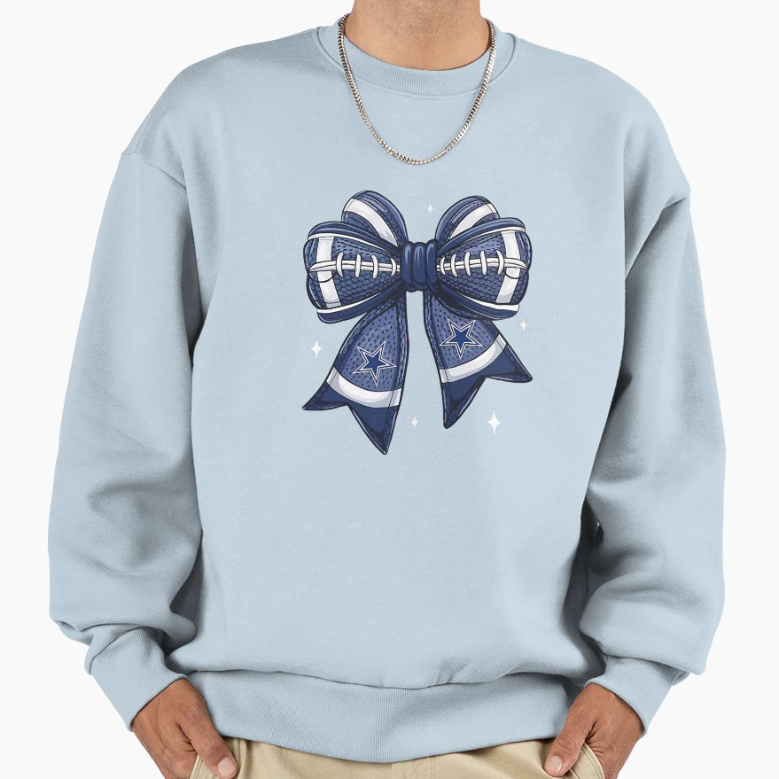 Coquette Bow Touchdown Season Sweatshirt - Streetwear Style Men Women - T-Shirt, Sweatshirt, Hoodie