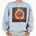 Among Flames Towards Gate Sweatshirt - Trendy Graphic for Adults - T-Shirt, Sweatshirt, Hoodie