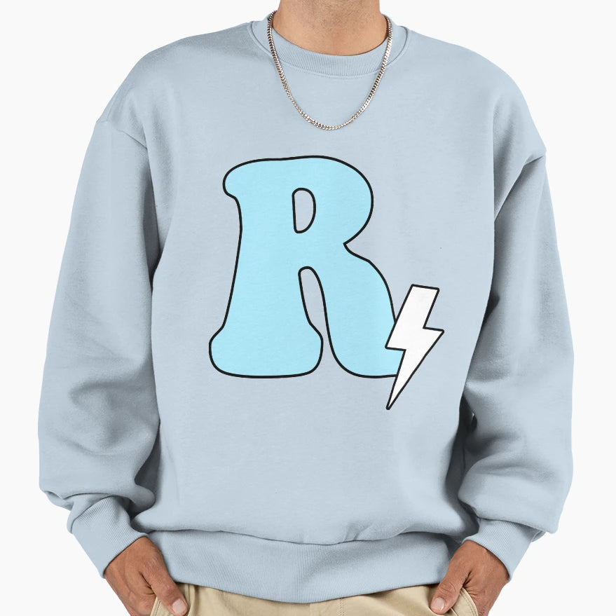 R Lightning Sweatshirt - Fun Novelty Design Unisex - T-Shirt, Sweatshirt, Hoodie