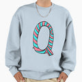 Letter Q Sweatshirt - Casual Everyday Wear Unisex - T-Shirt, Sweatshirt, Hoodie